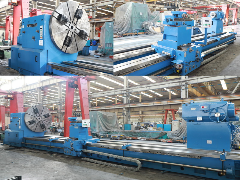 安陽(yáng)鑫盛機(jī)床首臺(tái)承重40噸重型車(chē)床完成試車(chē)驗(yàn)收！交付用戶(hù)！